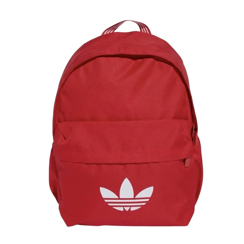 Adidas Adicolor Classic Backpack RED WHITE padded straps School Sport Travel New